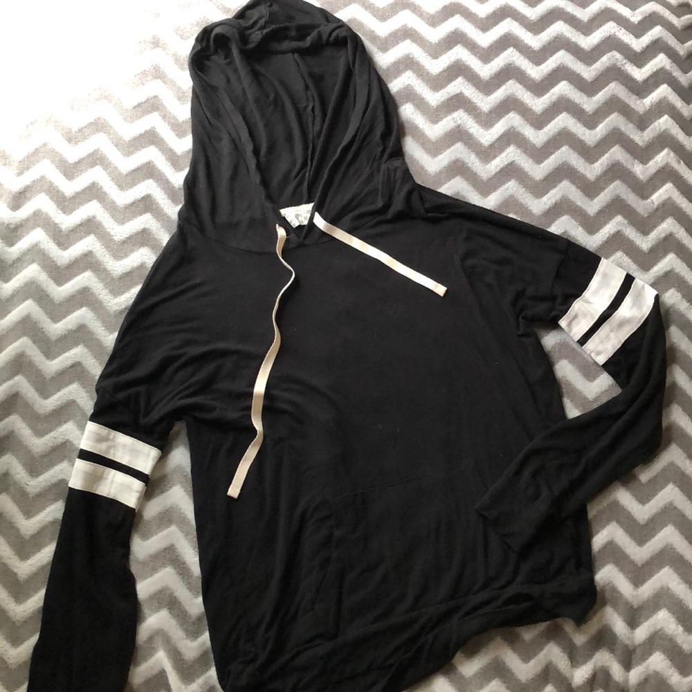 black hoodie